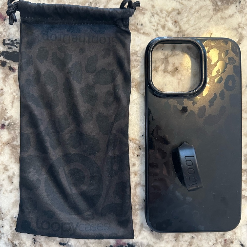 Loopy Case Midnight Leopard iPhone 14 Pro Max